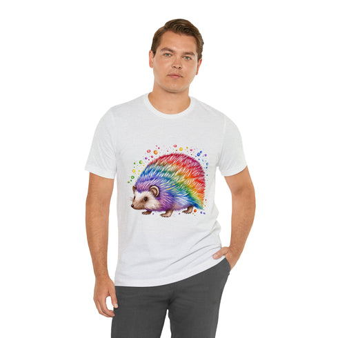Rainbow Hedgehog - Short Sleeve Tee